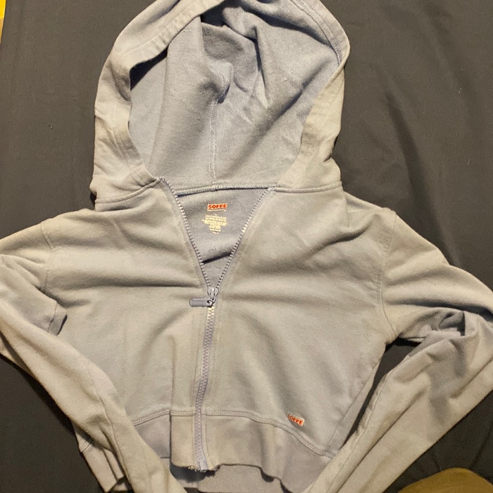 Cropped Soffe zip up